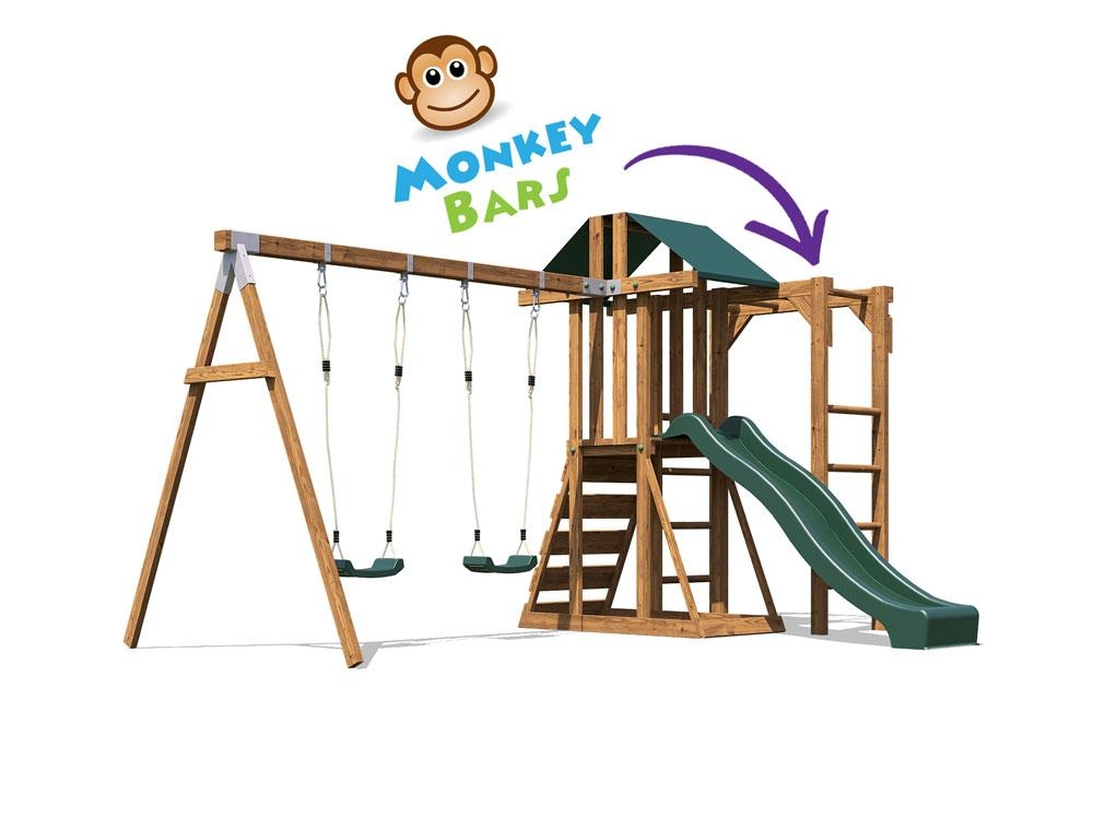 JuniorFort Monkey Climbing Frame W3.8m x D2.9m