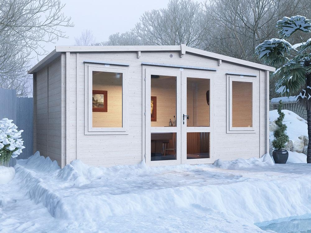 Severn Warmalog Insulated Log Cabin W4.8m x D3.0m
